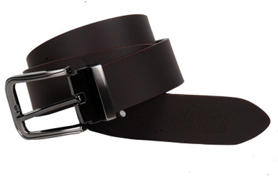 

LAER Men & Women Casual Brown Genuine Leather Reversible Belt