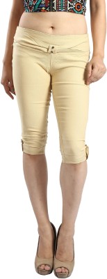 FCK-3 Women Beige Capri