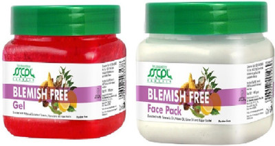 SSCPL Herbals Blemish Free Gel & Face Pack (450 gms each)(Set of 2)