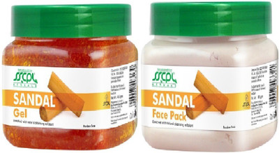 

SSCPL Herbals Sandal Gel & Face Pack (450 gms each)(Set of 2)