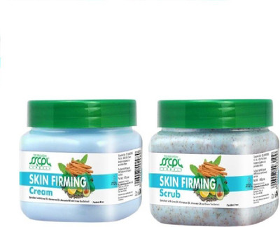 

SSCPL Herbals Skin Firming Scrub & Cream (450 gms each)(Set of 2)