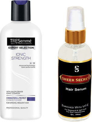 

TRESemme IONIC STRENGTH CONDITIONER with SHEER SECRET SERUM(Set of 2)