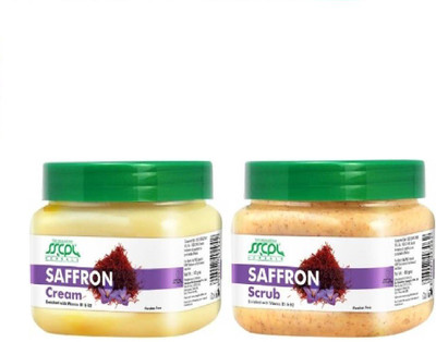 

SSCPL Herbals Saffron Cream & Scrub (450 gms each)(Set of 2)