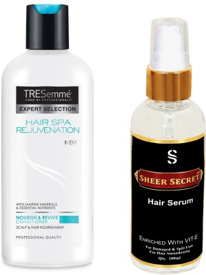 

TRESemme HAIR SPA REJUVENATION CONDITIONER with SHEER SECRET SERUM(Set of 2)