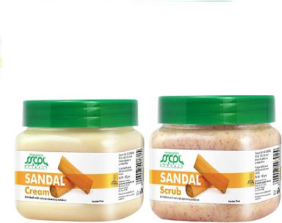 

SSCPL Herbals Sandal Scrub & Cream (450 gms each)(Set of 2)