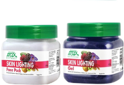 

SSCPL Herbals Skin Lighting Gel & Face Pack (450gms each)(Set of 2)