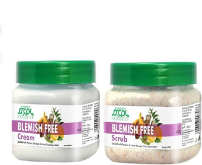 

SSCPL Herbals Blemish Free Scrub & Cream (450 gms each)(Set of 2)