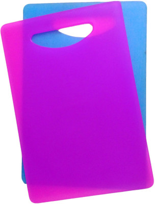 

Riddhi Siddhi Durable 2 Plastic Cutting Board(Pink, Blue Pack of 2)