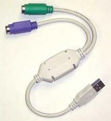 

dct PS2 TO USB converter Patch Cable(Compatible with DEKTOP, LAPTOP, SITABLEDEVICES, White)