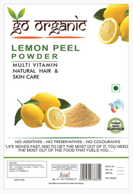 

Go Organic Organic Natural Face Cleanser Powder Lemon Peel 200gm(200 g)