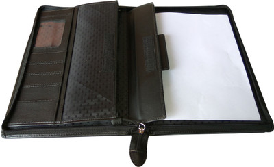 

Essart Faux Leather File Folder(Set Of 1, Black)