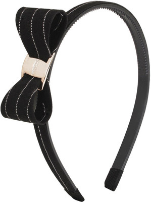 

Fayon Fabulous Statement Black On White Lines Hair Band(Black)