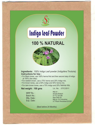 

Sevaka Biotech Indigo Powder Hair Color(greenish)