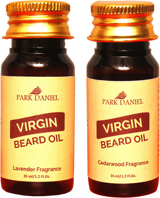 

Park Daniel Beard oil Lavender(35 ml) & Cedarwood Fragrance(35 ml) combo pack of 2 Bottles Hair Oil(70 ml)