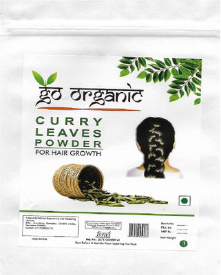 

Go Organic Curry Leaves Powder Curry Leaves To Grow Long, Strong And Shiny Hair ( 100 Grm )(100 g)