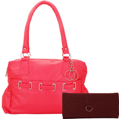 

Lady bar Hand-held Bag(Pink)