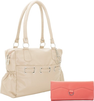 

Lady bar Hand-held Bag(Beige)