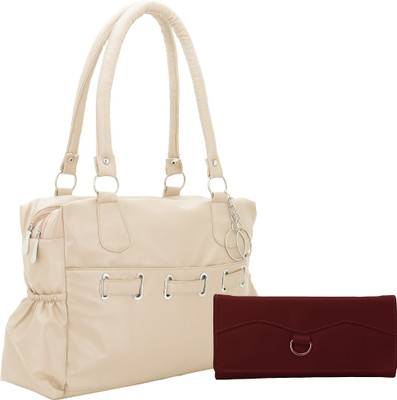 

Lady bar Hand-held Bag(Beige)