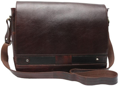 

Leather Bags & More... Messenger Bag(Brown)