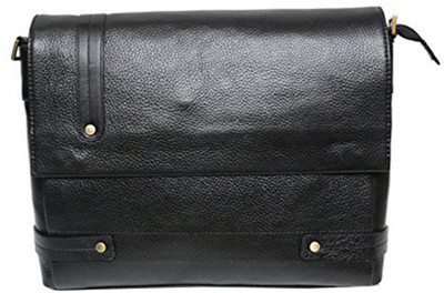 

Leather Bags & More... Messenger Bag(Black)
