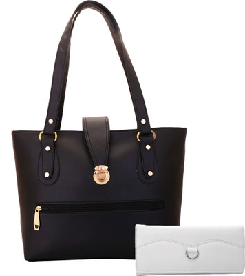

Lady bar Hand-held Bag(Black)