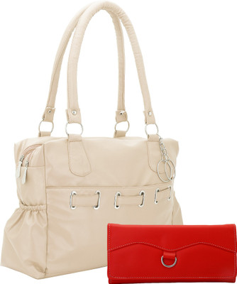 

Lady bar Hand-held Bag(Beige)