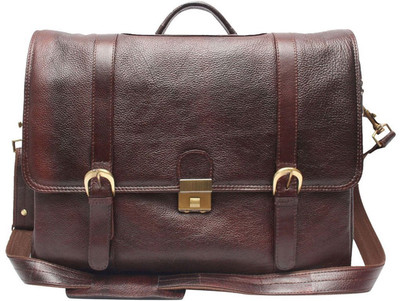 

Leather Bags & More... Messenger Bag(Brown)