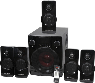 

Barry John BJ-5.1-HT-BUA Wooden/Plastic Multimedia Speakers System (Black) 5.1 Home Cinema, Soundbar(Home Theater)