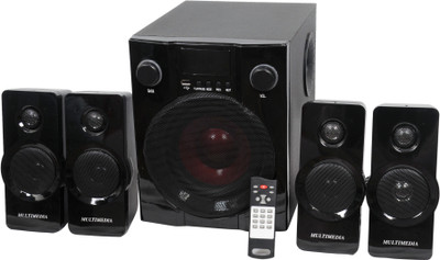

Barry John BJ-4.1-HT-BUA Wooden/Plastic Multimedia Speakers System (Black) 4.1 Tower Speaker(Home Theater)