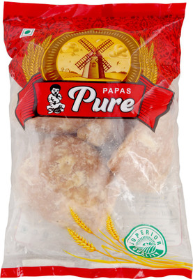 PAPAS Pure Round Block Jaggery(1 kg)