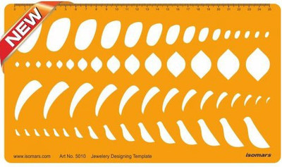 

Isomars 5010 Jewelry Design Template(Pack of 1)