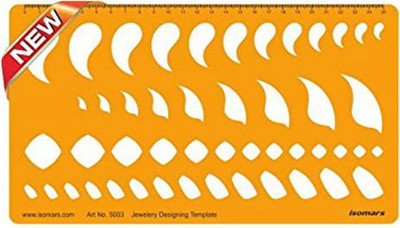 

Isomars 5003 Jewelry Design Template(Pack of 1)