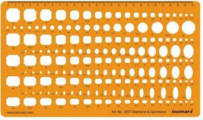 

Isomars 2037 Jewelry Design Template(Pack of 1)
