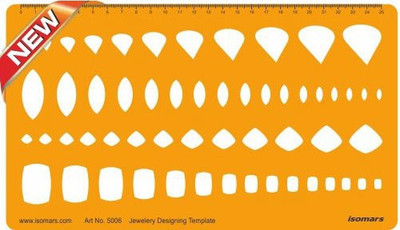 

Isomars 5006 Jewelry Design Template(Pack of 1)