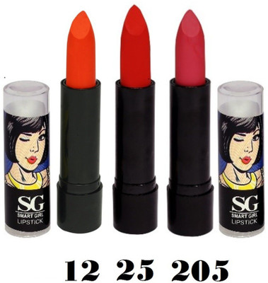 

Amura Smart Girl LipStick Set of 3(12,25,205, 4.5 g)