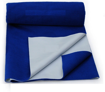 

Smilemakers Dry Cotton Magical Large Baby Bed Protecting Mat Water Proof Sheet(Blue)