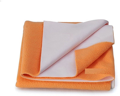 

Smilemakers Dry Cotton Magical Large Baby Bed Protecting Mat Water Proof Sheet(Peach)