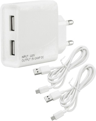 ESN 999 Wall Charger Accessory Combo for Vivo Y21(White)