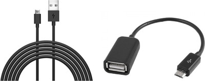 CASVO Cable Accessory Combo for Micromax Canvas 2 Plus A110Q(Black) Flipkart