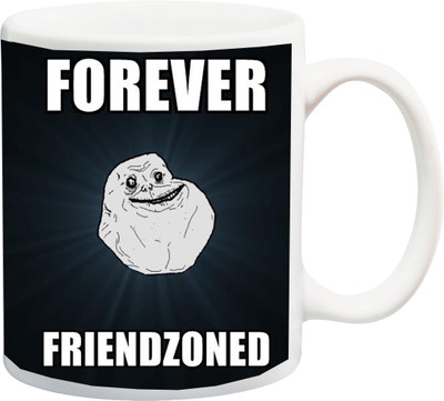 

Stylotrendz Forever Friendzoned perfect Gift for Bestie or Friend Coffee Ceramic Mug(325 ml), White