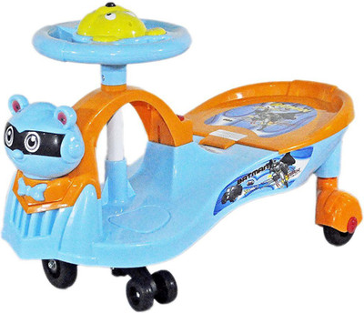 

Babysid Collections Ride on Wiggle Car for Kids Batman Shake and Go Type with Music(Multicolor)