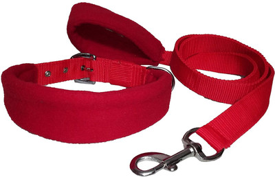 

Skora High Quality & Stylish Nylon & Bliss Dog Collar -  Size - Neck Size ( 20 - 24 inch) (Red) Dog Collar & Leash(, Red