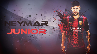 

Neymar Fine Quality Sports Wall Poster Print Poster on 13x19 Inches Paper Print(19 inch X 13 inch, Rolled)