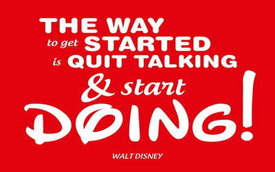 

disney the way movitional quote Print Poster on 13x19 Inches Paper Print(19 inch X 13 inch, Rolled)