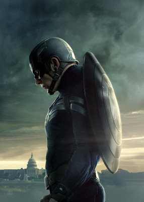 

Captain America The Winter Soldier (G) Poster Print Poster on LARGE PRINT 36X24 INCHES Photographic Paper(36 inch X 24 inch, Rolled)