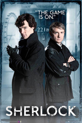 

Sherlock Door Poster Paper Print Print Poster on LARGE PRINT 36X24 INCHES Photographic Paper(36 inch X 24 inch, Rolled)