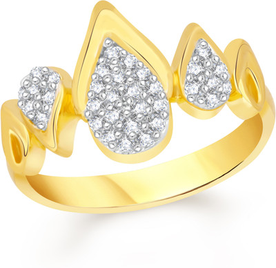 

VK Jewels Pretty Alloy Cubic Zirconia Gold-plated Plated Ring