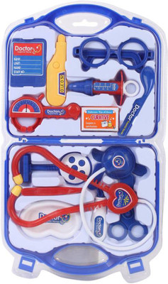 

TALKING GANESHA Doctor Set 14 Pcs (Blue) Kit For Kids