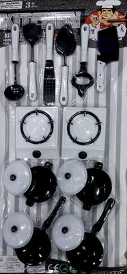 

SS Traders -white Coloured Kitchen Set For Kids