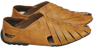 

fundonyx Men Tan Sandals